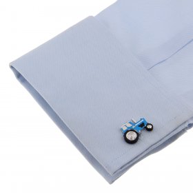 Cufflinks - Tractor Blue