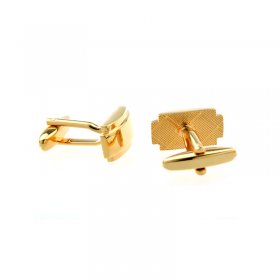 Cufflinks - Gold Rectangles